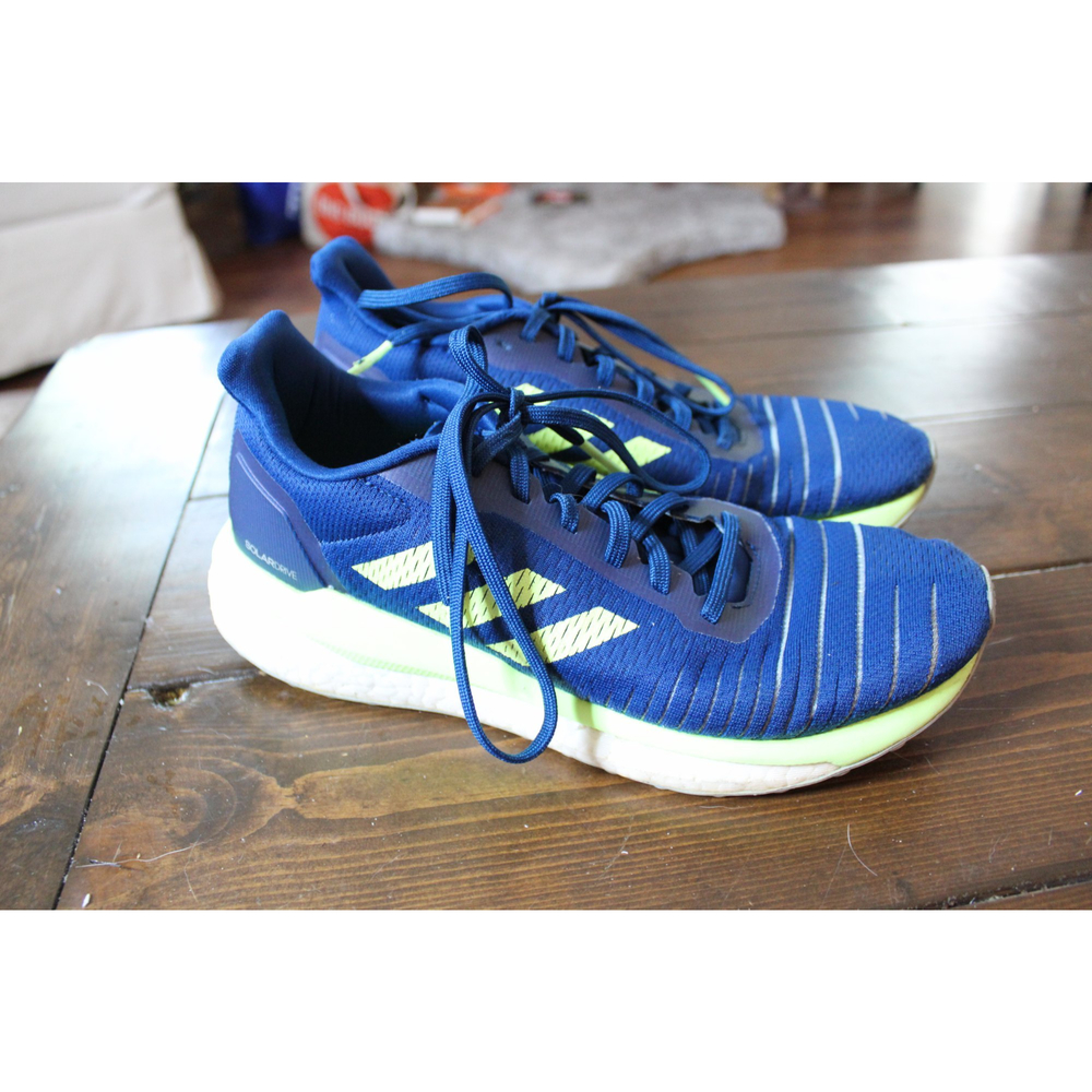Adidas Blue Green Solar Drive Size 8.5